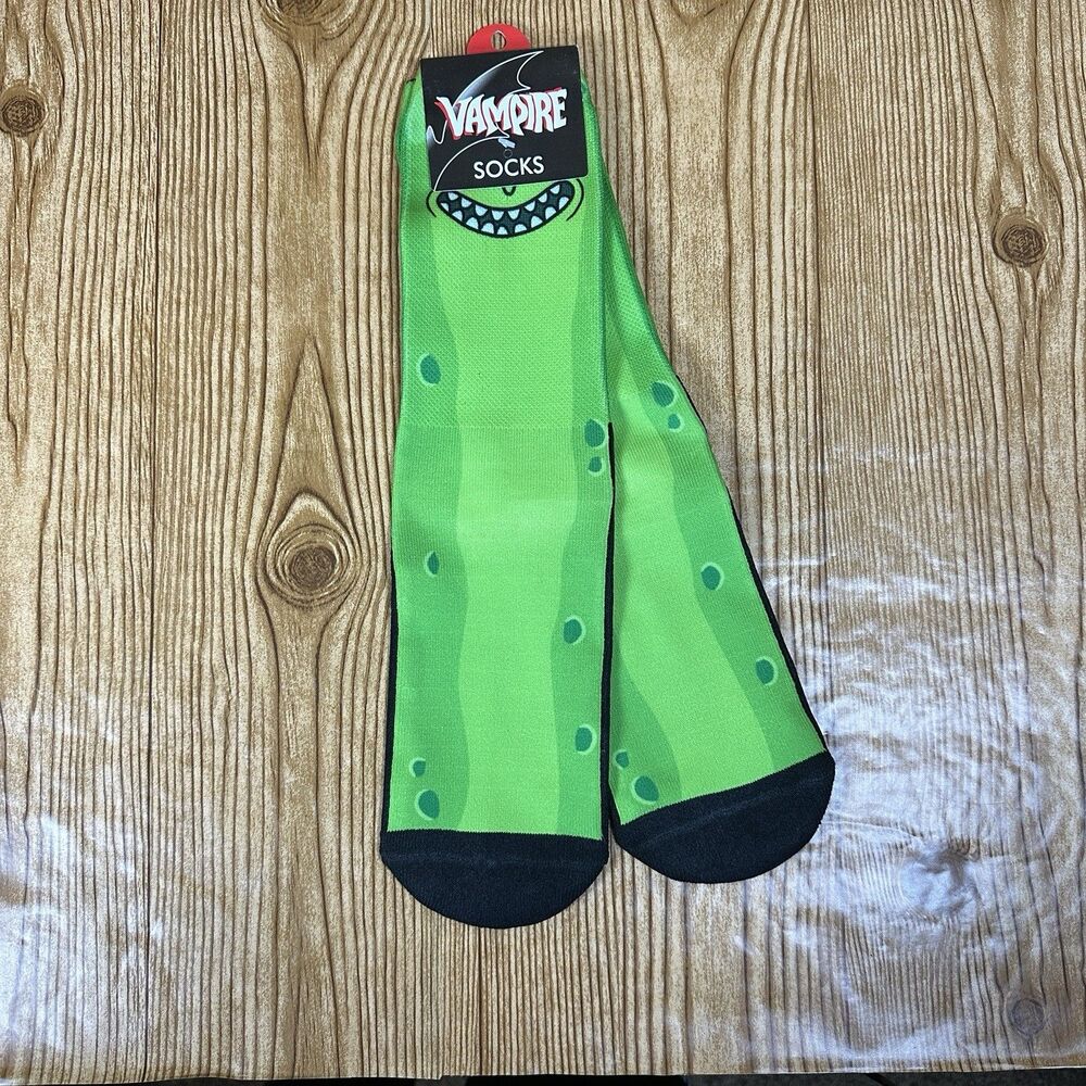 Rick And Morty Crew‎ Socks One Size Midcalf Unisex Pickle Rick